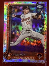 2025 Topps Chrome Logofractor Chayce McDermott #266 RC Baltimore Orioles