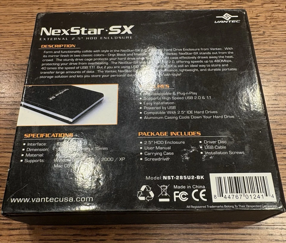 NexStar SX External 2.5" HDD Enclosure With Installation Guide (5) - Image 2 of 4
