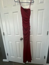 WINDSOR Red Glitter Dress Size XS With Slit