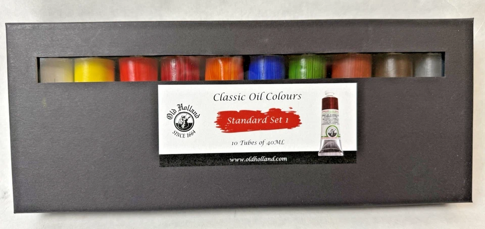 Old Holland Classic Oil Color - Standard Set 1; set of 10--NEW IN BOX - Image 2 of 4