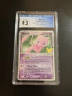 Mew ex 88/92 Celebrations: Classic Collection Holo CGC 9.5 Blue Label