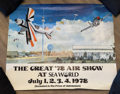 1978 The Great Air Show at Sea World Orlando Florida FL