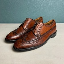Vintage Florsheim Imperial Leather Kenmoor Wingtip Brogue SZ 9.5D