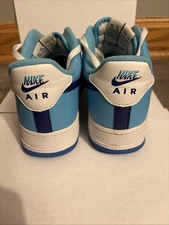 Nike Air Force 1 '07 LV8 Light Blue Men's 8.5 White Blue Sneakers DZ2522-100