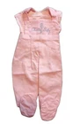 Mattel 1960’s NEW Chatty Baby Doll Pink Cord Overalls Outfit, Mint Condition