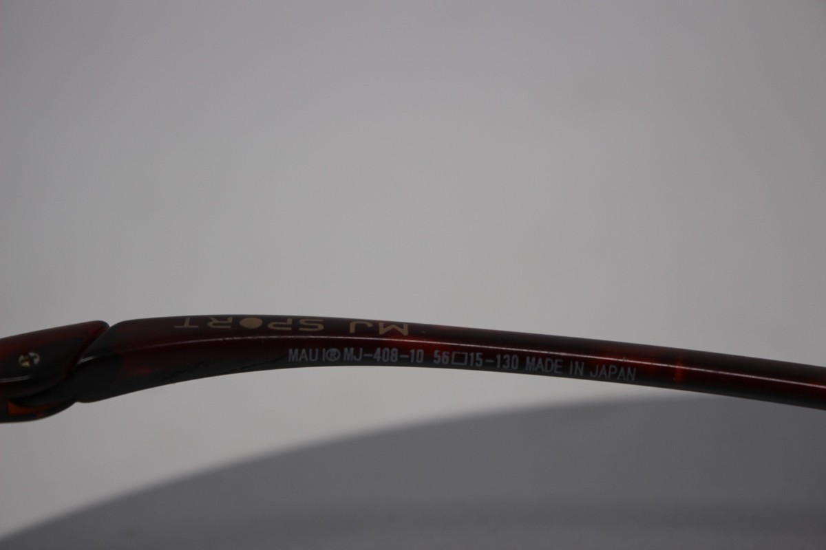 Maui Jim MJ408-10 MJ Sport Sandy Beach Sunglasses Tortoise Brown 56-15-130 Great View 5