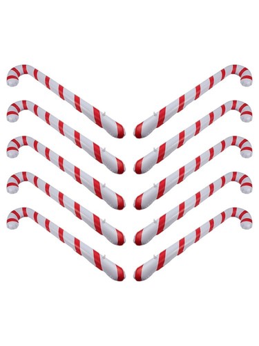 GWHOLE Lot De 12 Canes De Noël Scintillantes 13 Cm – Décorations Sapin Doré & Blanc Rayé – Ornements Suspendus Festifs