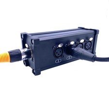 Snake XLR Cable EtherCon a 4 canales hembra XLR Breakout Stage Audio Box Mover