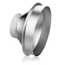 7" to 4"Round Duct Reducer Crimp Enlargement Adapter for Ventilation Systems,...