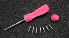 Snap-on Ratcheting Screwdriver - Pink - Used - Made In Usa