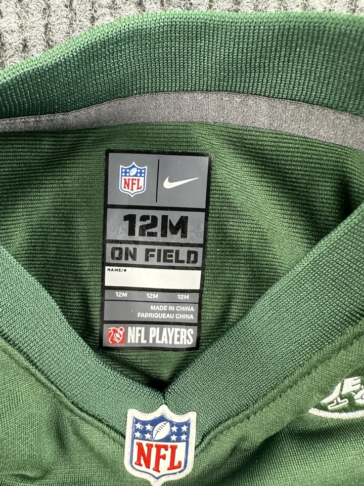 Camiseta infantil Nike Tim Tebow New York Jets 12M verde #15 NFL en el campo bebé Foto 3 de 4