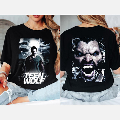 Derek Hale 2 Sides Teen Wolf T-Shirt Graphic Black Unisex S-5XL 1HP0008