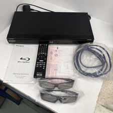 Sony BDP-S360 Blu-ray Disc / DVD Player Working – Remote & HDMI- 3 D Glasses x2 