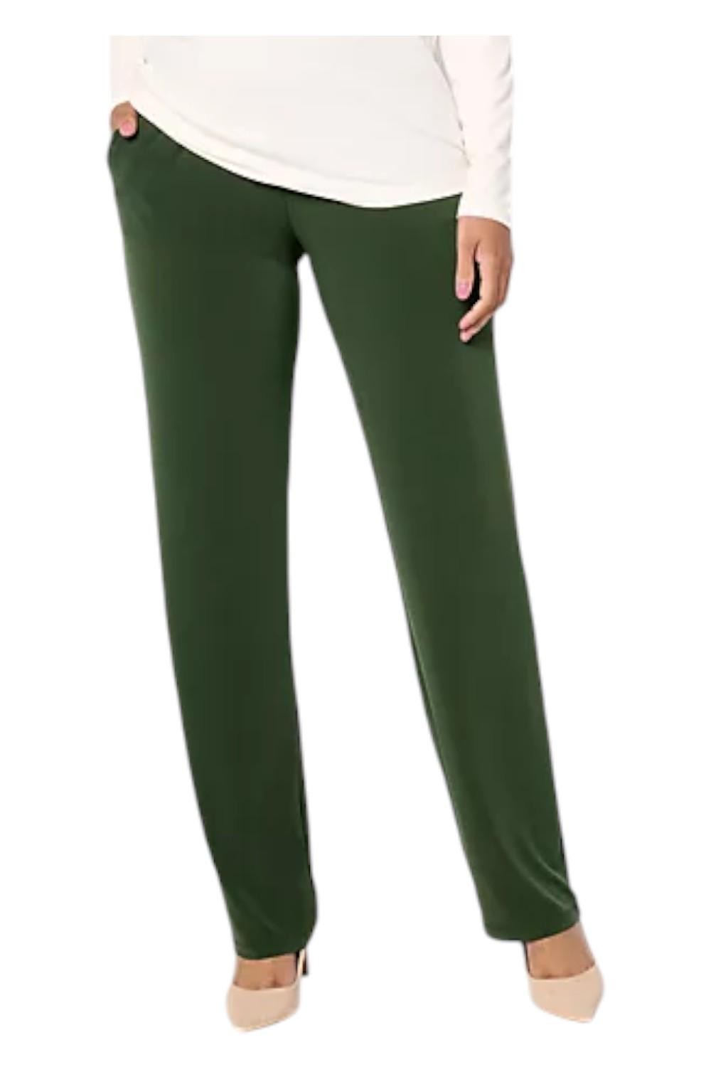 Susan Graver Modern Essentials Liquid Sofia Pants… - image 1