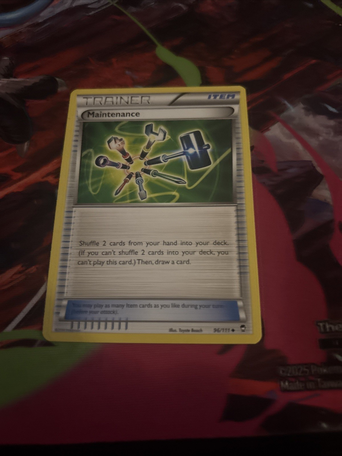 Maintenance 96/111 - Furious Fists - Uncommon - Pokemon Card TCG - LP