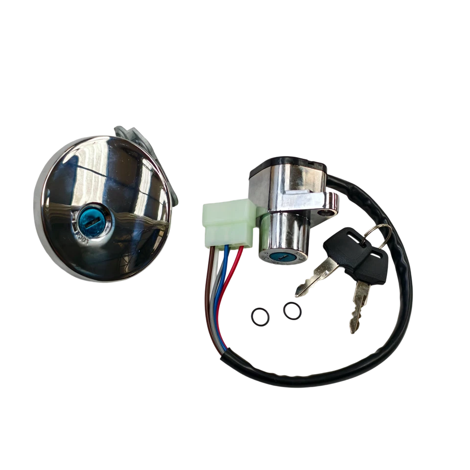 For Kawasaki Vulcan VN800 Classic Drifter 500 LTD 96-01 Ignition Switch Fuel Cap Foto 4 de 4