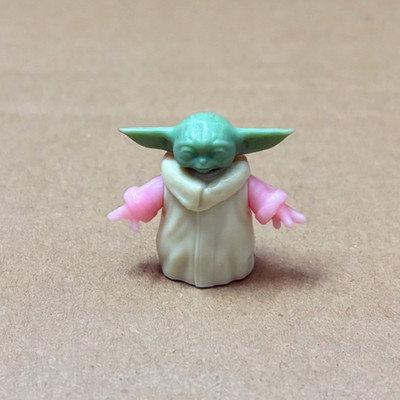 3cm Prototype Star Wars Epic Hero Baby YODA Action Figure TestShot Mandalorian