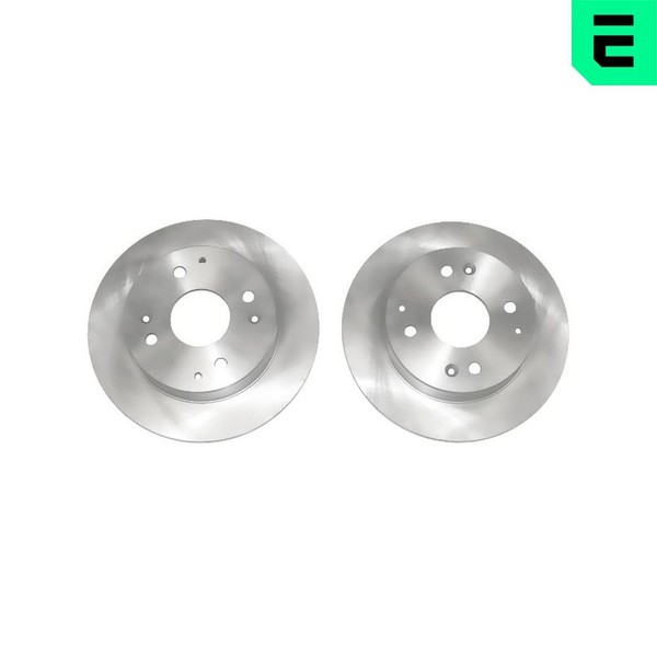 2X Optimal Bremsscheibe BS-4480C FüR MB MA CB CC Accord Civic CE Honda Rover 4 5-image