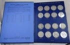 1948-1963 Franklin Half Dollar Set 35 Coins Vintage Whitman Album 90% Silver 50C