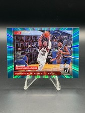 2021 Panini Donruss Franchise Features Holo Teal Laser Donovan Mitchell #30