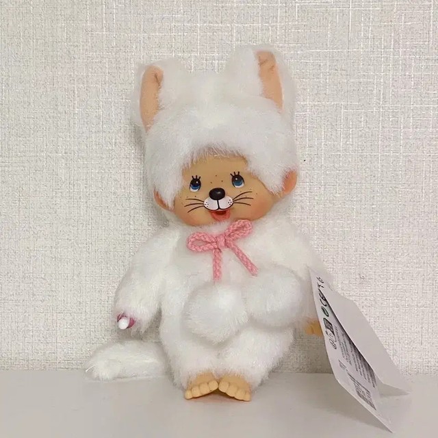 Monchhichi Cat Plush Toy New Unopened