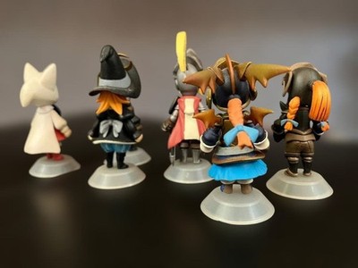 Final Fantasy 3 Trading Arts Mini Job Figure Set (6 Figures