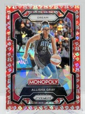 2024 Panini WNBA Prizm Monopoly ALLISHA GRAY Red Free Parking #6 Dream