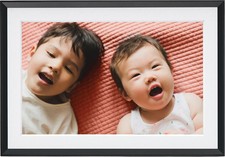 Aura Home - Aura Carver Mat 10 Digital Wifi Photo Frame-Charcoal with Paper M...