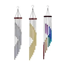 Wind Chime Low Pitch Memorial Outdoors Deep Tone for Women Patio Home Decor