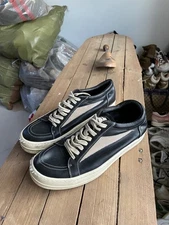 Rick Owen Vintage sneakers in black leather size 42 EU