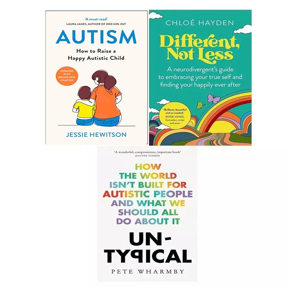 The Book Bundle Unisex Different, Not Less, Autism Jessie Hewitson, Untypical Pete Wharmby 3 Books Set - Image 3