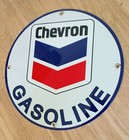Chevron Gasoline Gas Oil Sign