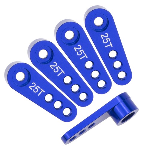 5pcs 28.5mm 25T Teeth Tooth Steering Half Servo Arm For 1/10 RC Model Car/Boat - Picture 15 of 20
