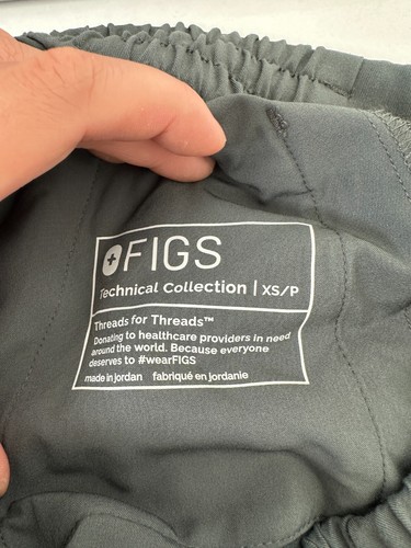 FIGS Uman Relaxed Joggers Bonsai Green Medical Pocket Women's XSP XS Petite - Picture 7 of 7