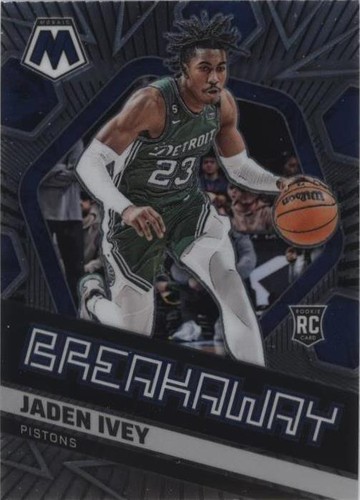 2022-23 Mosaic Jaden Ivey Razzle Dazzle RC Detroit Pistons SP PSA 
