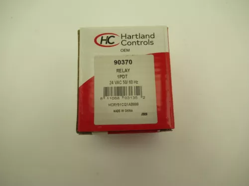 Relay 24VAC 50/60Hz Hartland Controls 90370 NIB