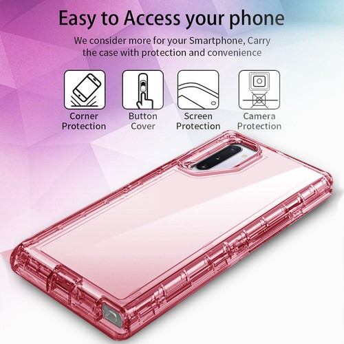 Custodia telefono trasparente cristallo antiurto per Samsung Galaxy Note10 Plus Note10+ - Foto 27 di 42