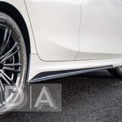 GLOSS BLACK BMW 3 SERIES G20 M PERFORMANCE SIDE SKIRT LIP BLADE EXTENSIONS 2018+ - Picture 4 of 12