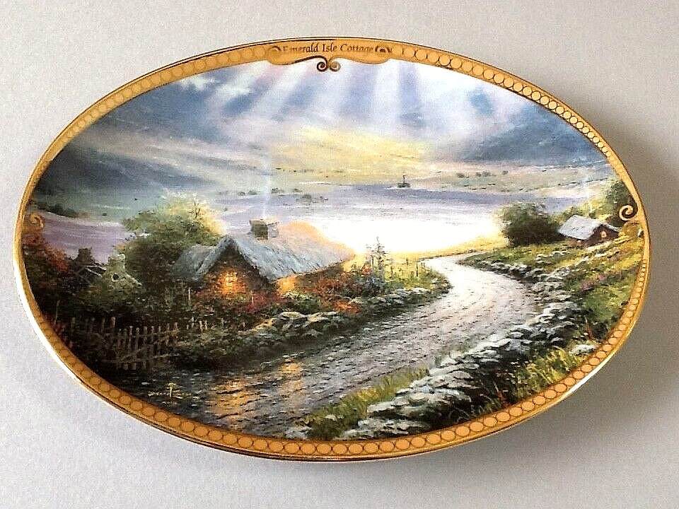A Set of 4 Oval Thomas Kinkade Collector Plates NO BOX/ NO COA See Below | eBay a-set-of-4-oval-thomas-kinkade-collector-plates-no-box-no-coa-see-below-ebay