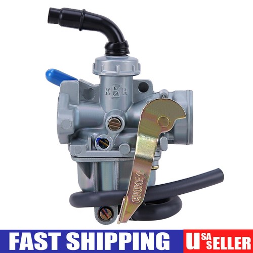 GOOFIT Carburatore 14mm Per Minimoto - Ricambio Per Z50 Z50A Z50R Pit Bike E Scooter - Argento - 3