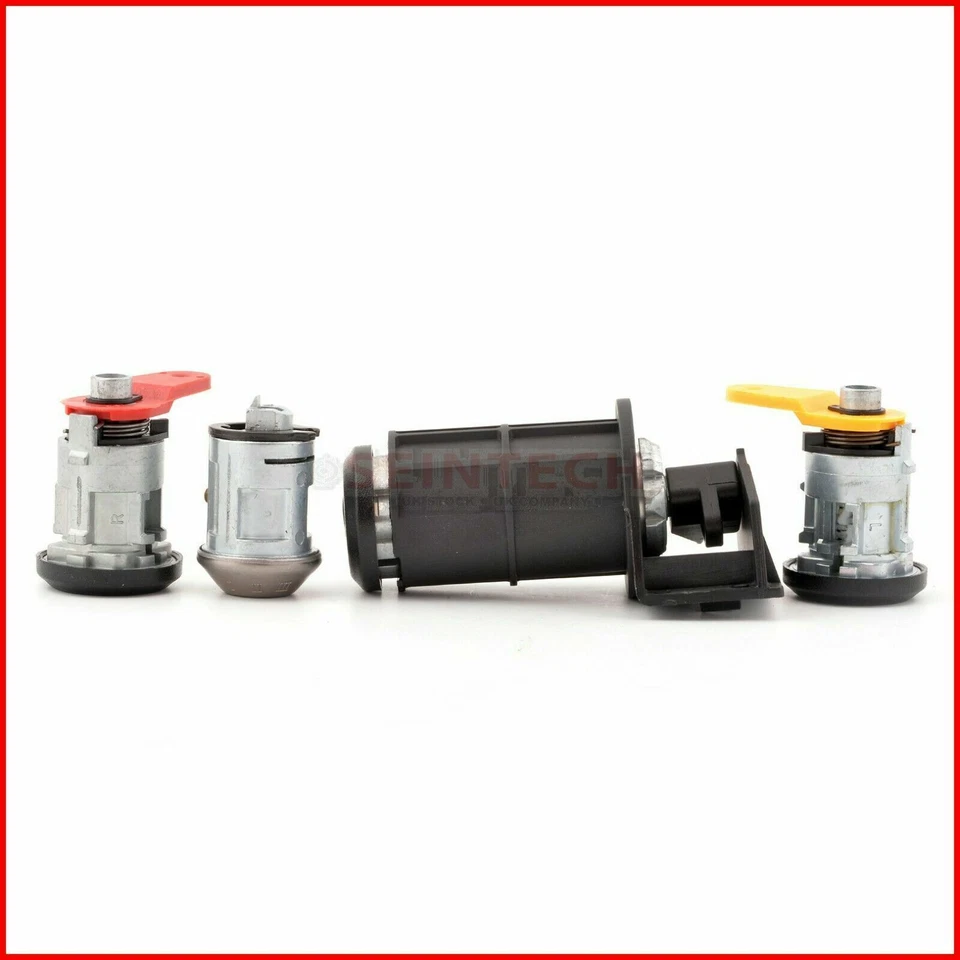 FORD FIESTA ESCORT COURIER KA COMPLETE DOOR LOCK SET + 2 KEYS - FULL SET - Image 3 of 4