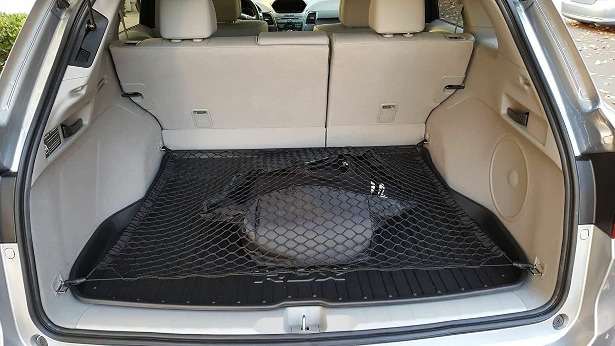Rear Trunk Envelope Style (BEHIND SEATS) Mesh Cargo Net For