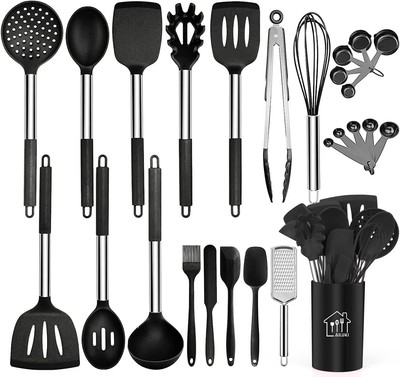 26 Pcs Non-Stick Heat Resistant Silicone Utensils Set