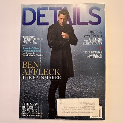 DETAILS Magazine October 2014 BEN AFFLECK Fashion Design Art