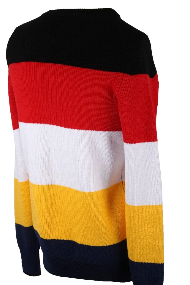 RAG & BONE Cotton Mens Multicolor Striped Knit Long Sleeve Sweater Size S - Image 2 of 4