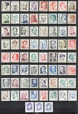US GREAT AMERICANS NH 67 Stamps! 1844-69 2168-97 2933-43 43a 43b - Free USA Ship