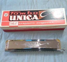 TOMBO dragonfly chromatic harmonica 22 holes sliding type UNIKA 1244C New
