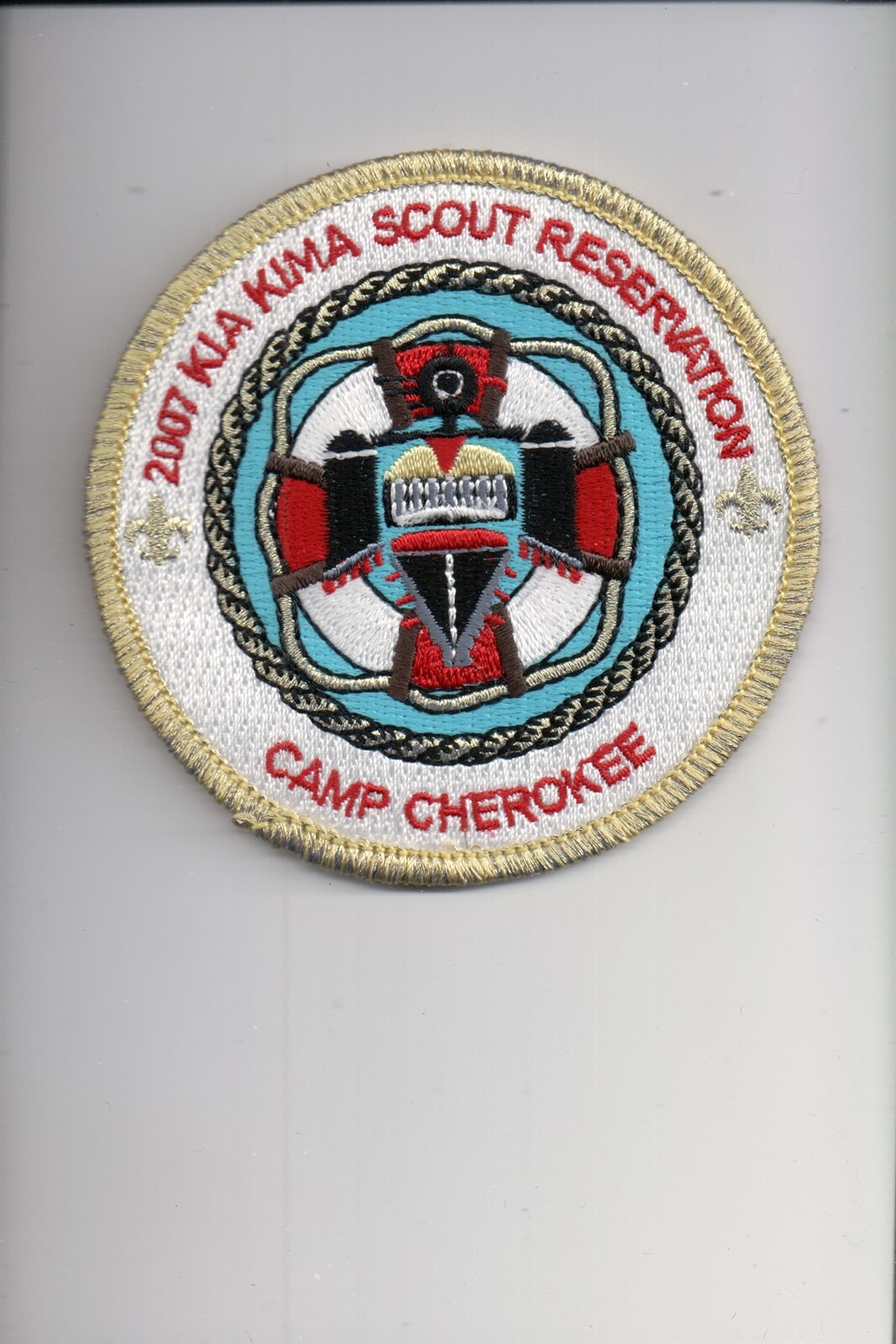 2007 Chickasaw Council Kia Kima Scout Reservation Camp Cherokee patch