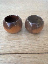 Collectors Australian Mulga Wooden Napkin Rings x 2