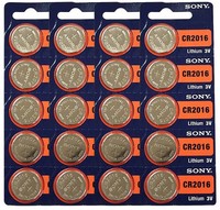 20 Sony Cr2016 2016 3v Lithium Coin Size Batteries on sale 20 Sony Cr2016 2016 3v Lithium Coin Size Batteries on sale